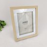 Porta Retrato Madeira com Paspatur Branco 15x20cm Mdf - 2