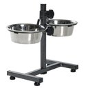 Ver imagem 1 de Comedouro Duplo Ajustável 1,9 Litros - 99673 - American Pets