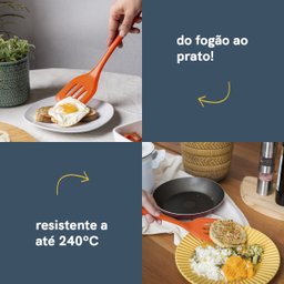 ESPÁTULA VAZADA DE SILICONE DUPLO - OIKOS - 3
