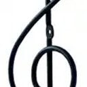 Ver imagem 4 de Gancho Cabideiro de Aço Preto Cifra Música 28cm Suporte de Parede Pendurar Roupa Bolsas
