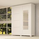 Ver imagem 2 de Guarda Roupa Solteiro com Espelho 2 Portas de Correr Acp Móveis Branco - 100% Mdf