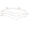 Box Baú com Colchão Molas Ortobom Airtech Viúva 128 Cm - 5