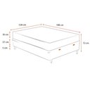 Ver imagem 5 de Box Baú com Colchão Molas Ortobom Airtech Viúva 128 Cm