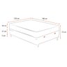 Cama Box Baú Viúva + Colchão de Molas Ensacadas Ortobom AirTech SpringPocket 128cm - 2