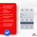 Ver imagem 6 de Minidisjuntor Tripolar Mdwp-c25-3 400vca Curva C Weg