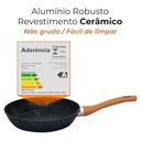 Ver imagem 4 de Frigideira Antiaderente Cerâmica de Indução Viena Preto 24cm - Casambiente