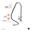 Ver imagem 6 de Kit Cuba para Cozinha Terena 58 Cm e Torneira Misturador Monocomando em Aço Inox Iriri - Prata