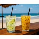 Ver imagem 3 de Kit 4 Copos de Água/suco 400ml Resistente Bar Restaurante Vidro Alto Canelado Gibraltar Lotusglass