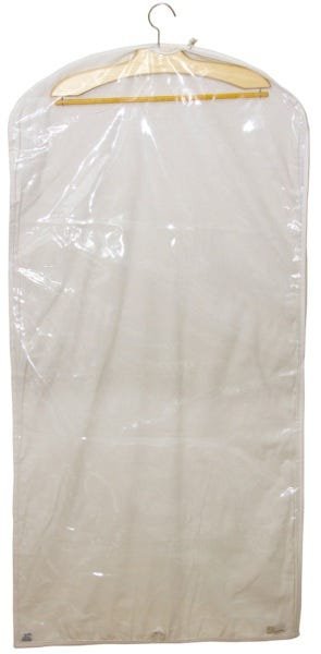 CAPA PARA PROTEGER E GUARDAR TERNO - COTTON NATURAL - 1