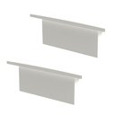 Ver imagem 2 de Kit Acessórios Taschibra para Perfil Sobrepor 5x2cm Zenith 50 Branco