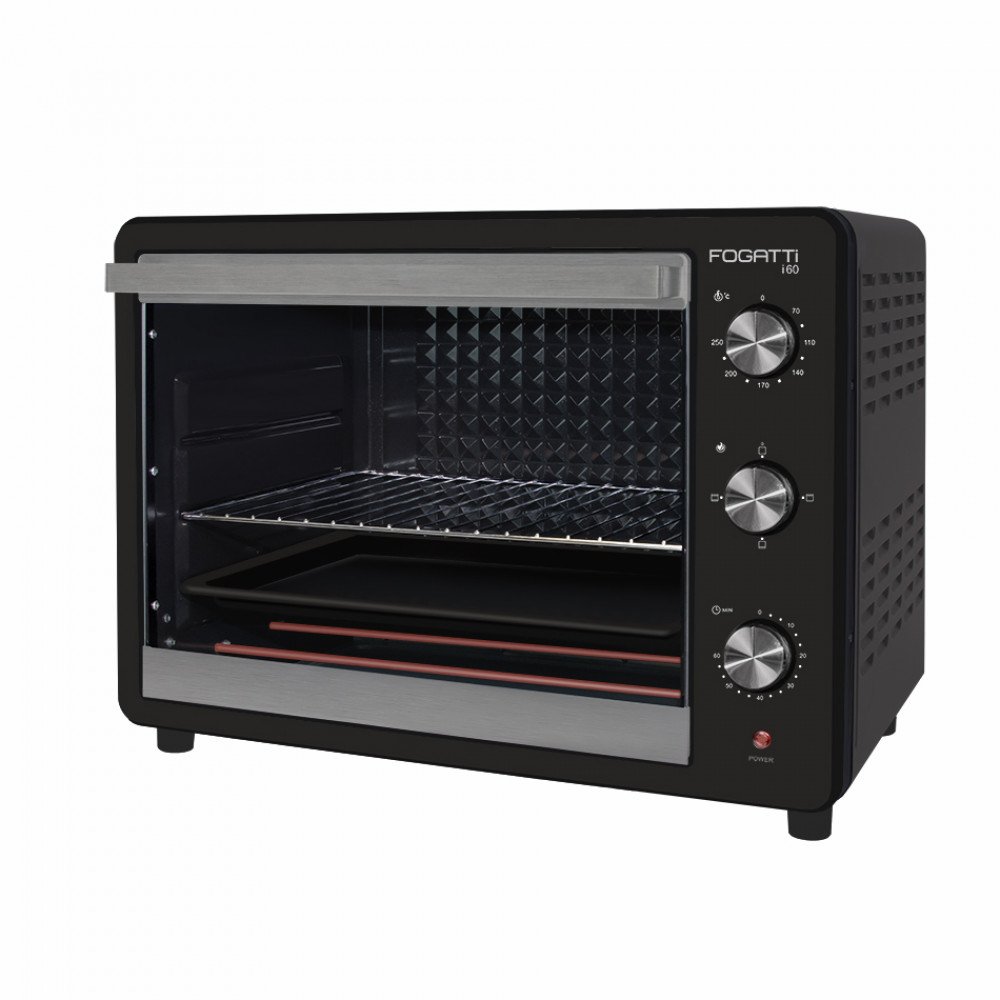 Forno Elétrico de Bancada 60 Litros Fogatti Black I60