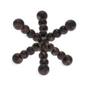 Ver imagem 1 de Escultura Esferas em Metal Preto e Dourado Mart 11cm