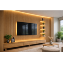 Ver mais imagens de Painéis Ripados Wpc 18mm Carvalho 290x16cm - Revestimento Decorativo Parede Sala Quarto Cozinha