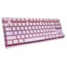 KIT GAMER ROSA TECLADO mecânico WOLF + mouse 7200 + Mousepad - 5