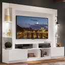 Ver imagem 1 de Rack Estante Tv 65 Polegadas com Leds Berlim Multimóveis Branco
