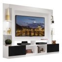 Ver imagem 2 de Rack Estante para TV até 65 Polegadas com Leds Berlim Multimóveis Branco/Preto