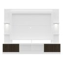 Ver imagem 6 de Rack Estante TV 65 Polegadas com Leds Berlim Multimóveis Branco/Tenerife