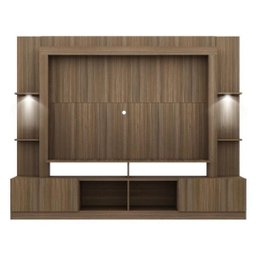 Rack Estante TV 65 Polegadas com Leds Berlim Multimóveis Madeirado - 6