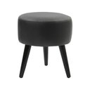 Ver imagem 1 de Puff Banco Luca em Tecido Sintético Sintético - Preto