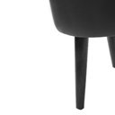 Ver imagem 2 de Puff Banco Luca em Tecido Sintético Sintético - Preto