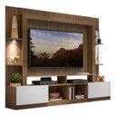 Ver imagem 2 de Rack Estante TV 65 Polegadas com Leds Berlim Multimóveis Madeirado/Branco