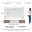Ver imagem 3 de Rack Estante TV 65 Polegadas com Leds Berlim Multimóveis Branco/Lacca Fumê