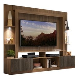 Rack Estante TV 65 Polegadas com Leds Berlim Multimóveis Madeirado/Tenerife - 2