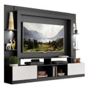 Ver imagem 2 de Rack Estante Tv 65 Polegadas com Leds Berlim Multimóveis Preto/branco