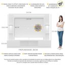 Ver imagem 3 de Rack Estante com Suporte para TV até 65 Polegadas e Leds Berlim Multimóveis Branco