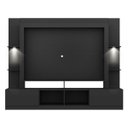 Ver imagem 6 de Rack Estante com Suporte para TV até 65 Polegadas e Leds Berlim Multimóveis Preto