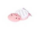 Ver imagem 6 de Mini Ventilador Portátil Porquinho com Espelho LED Maquiagem