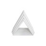 Trio de Nicho Triangular Branco MDF - 2