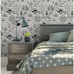 Papel de Parede Temático Vintage Navegação - 1,50x0,50m - 2