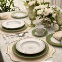 Ver imagem 1 de Aparelho de Jantar Tramontina Zenith em Porcelana Decorada 20 Peças