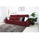 Ver mais imagens de Sofá Connect com Pillow Veludo Bordô 5 Lugares 2.90M Retrátil e Reclinável