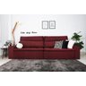 Sofá Connect com Pillow Veludo Bordô 5 Lugares 2.90M Retrátil e Reclinável - 9