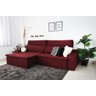 Sofá Connect com Pillow Veludo Bordô 5 Lugares 2.90M Retrátil e Reclinável - 10