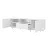 Rack Para Sala De Estar TV até 65 polegadas Branco Home Royal - 4