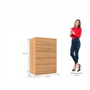 Ver imagem 2 de Cômoda Maxi 5 Gavetas - Cinnamomo Cinnamomo