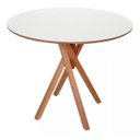 Ver imagem 1 de Mesa Redonda de Madeira - June de 60cm Cor Branca