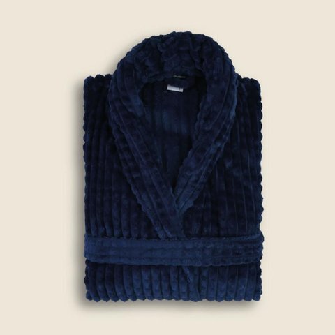 Roupão Premium Navy Microfibra Azul - A\casa Roupão Premium Navy Microfibra Azul Gg - A\casa