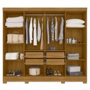 Ver imagem 4 de Guarda Roupa Casal Diplomata 8 Portas Freijó Off White Moval