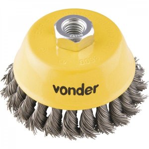 Escova tipo copo 4" torcida Vonder