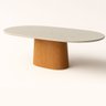 Mesa de Jantar Oblongo 180x100 Cm Freijó Tampo Mármore Branco Extra - 3