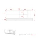 Ver imagem 6 de Rack para TV de até 64 - Natural/Palha