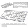 Teclado Bluetooth para iPad Mini 4 Branco/Prata - 1