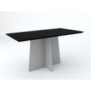 Ver imagem 1 de Mesa para Sala de Jantar 6 Lugares Ana Off White/Pretocasa Madre