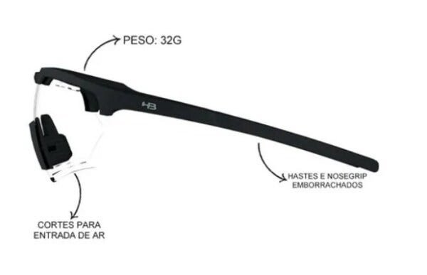 Óculos Ciclismo Hb Shield Compact Road Photochromic - 5