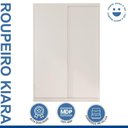 Ver imagem 4 de Guarda Roupa 2 Portas de Correr 2 Gavetas Kiara Minastex Branco