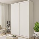 Ver imagem 2 de Guarda Roupa 2 Portas de Correr 2 Gavetas Kiara Minastex Branco